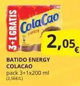 Supermercados MAS Cola cao - batido energy oferta