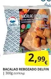 Supermercados MAS Delfín - bacalao rebozado oferta