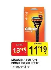 Supermercados MAS Gillette - maquina fusion proglide oferta