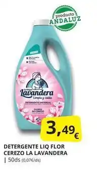 Supermercados MAS La lavandera - detergente liq flor cerezo oferta