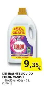 Supermercados MAS Vanish - detergente liquido colon oferta