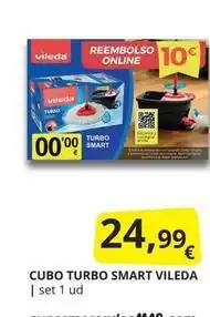 Supermercados MAS Vileda - cubo turbo smart oferta