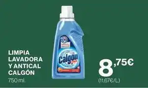 El Corte Inglés Calgón - limpia lavadora y antical oferta