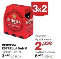 El Corte Inglés Estrella damm - cerveza oferta