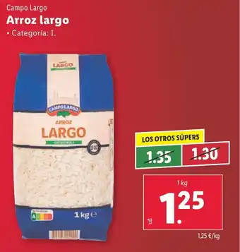 Lidl Campo Largo Arroz largo oferta