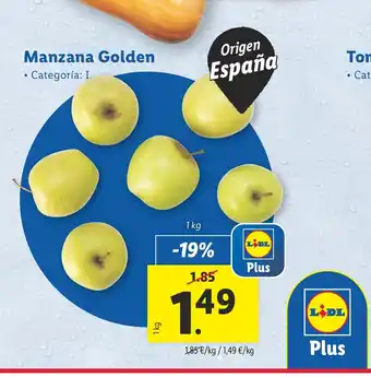 Lidl Manzana Golden Categoría: I. oferta