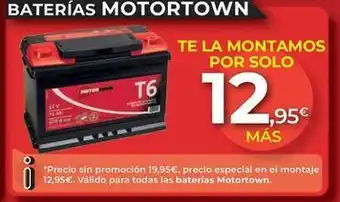 MotorTown Batería de coche oferta