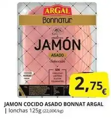 Supermercados MAS Argal - jamon cocido asado bonnat oferta