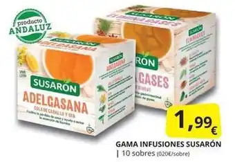 Supermercados MAS Susarón - gama infusiones oferta