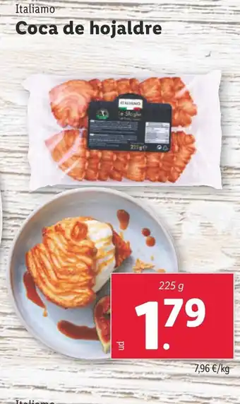 Lidl Italiamo Coca de hojaldre oferta