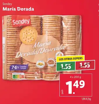 Lidl Sondey María Dorada oferta