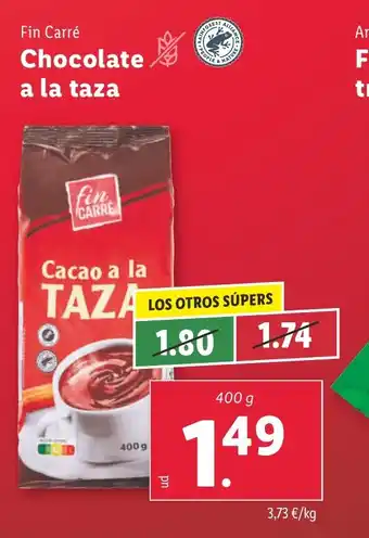 Lidl Fin Carré Chocolate a la taza oferta