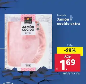 Lidl Jamón cocido extra oferta