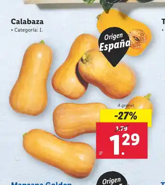 Lidl Calabaza • Categoría: I. oferta