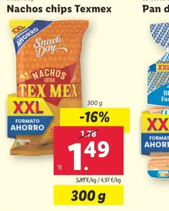 Lidl Nachos chips Texmex oferta