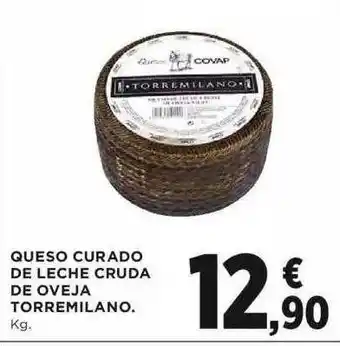 Hipercor Queso Curado De Leche Cruda De Oveja Torremilano oferta