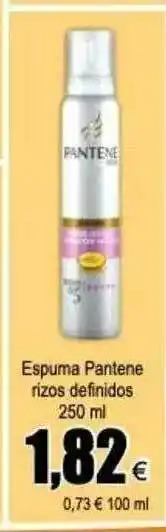 FROIZ Espuma Pantene Rizos Definidos 250ml oferta