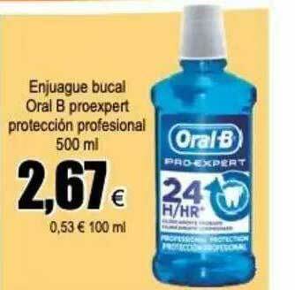 FROIZ Enjuague Bucal Oral B Proexpert Protección Profesional 500ml oferta