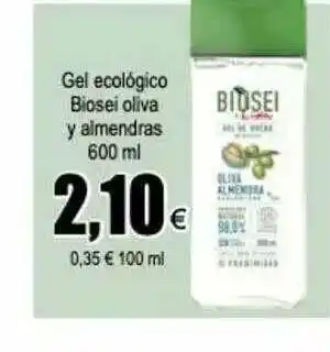 FROIZ Gel Ecológico Biosei Oliva Y Almendras 600ml oferta