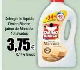 FROIZ Detergente Liquido Omino Bianco Jabón De Marsella oferta