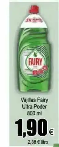 FROIZ Vajillas Fairy Ultra Poder 800ml oferta