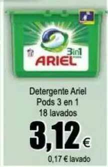 FROIZ Detergente Ariel Pods 3 En 1 oferta