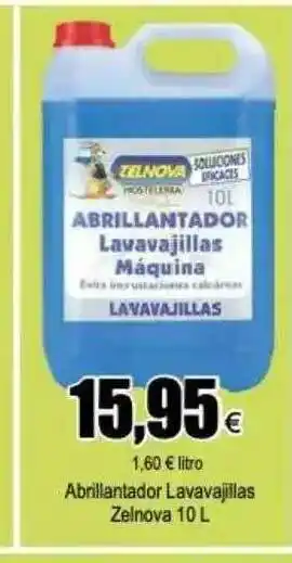FROIZ Abrillantador Lavavajillas Zelnova 10l oferta