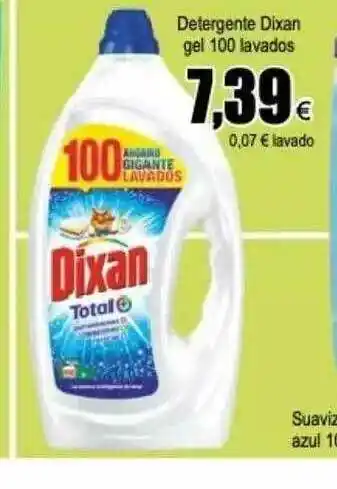FROIZ Detergente Dixan Gel 100 Lavados oferta