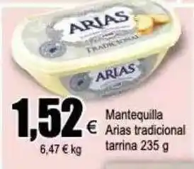 FROIZ Mantequilla Arias Tradicional 235g oferta