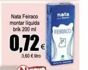 FROIZ Nata Feiraco Montar Liquida 200ml oferta