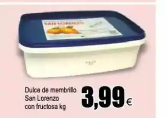 FROIZ Dulce De Membrillo San Lorenzo Con Fructosa Kg oferta