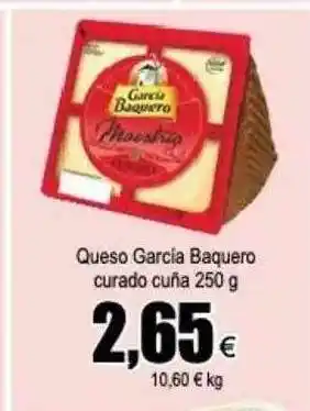 FROIZ Queso Garcia Baquero Curado 250g oferta