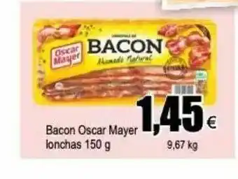 FROIZ Bacon Oscar Mayer 150g oferta
