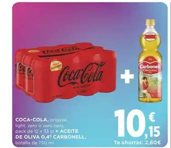 Supercor Exprés Coca-cola + Aceite De Oliva 0.4° Carbonell oferta