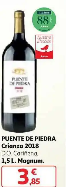 Alcampo Puente De Piedra Crianza 2018 oferta