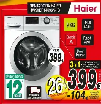 Bazar El Regalo Rentadora haier oferta