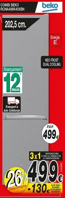 Bazar El Regalo Combi beko oferta