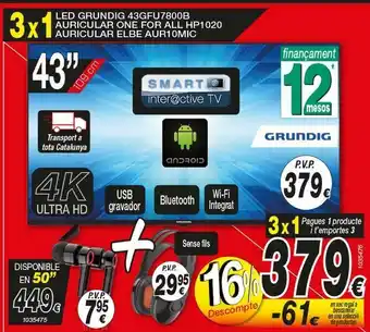 Bazar El Regalo Led grundig oferta