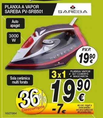 Bazar El Regalo Planxa a vapor oferta