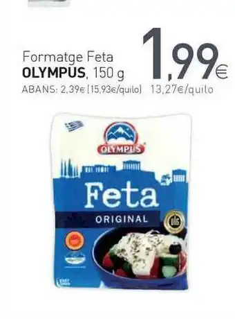 Condis Formatge Feta Olympus 150g oferta