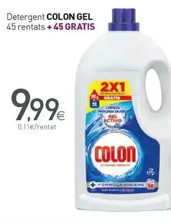Condis Detergent Colon Gel 45 Rentats + 45 Gratis oferta