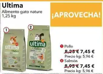 Clarel Ultima Alimento Gato Nature Pollo Salmón oferta