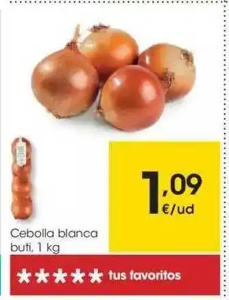 Eroski Cebolla Blanca Buti 1kg oferta