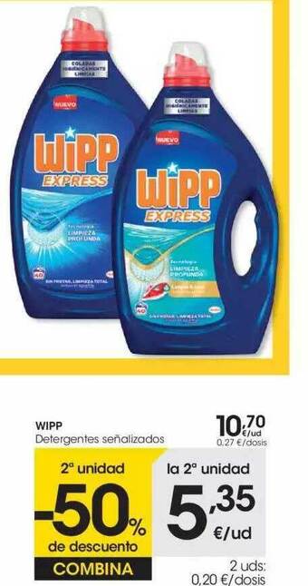 Eroski Wipp Detergentes Señalizados oferta