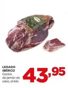 Alimerka Legado ibérico - centro de jamón de cebo oferta