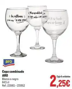 Makro Aro - copa combinado oferta