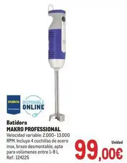 Makro Makro professional - batidora oferta