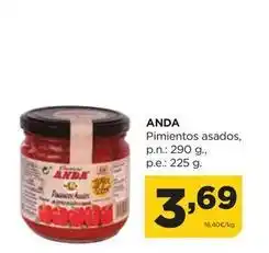 Alimerka Anda - pimientos asados oferta