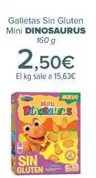 Carrefour Dinosaurus - galletas sin gluten mini oferta