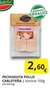 Supermercados MAS La carloteña - pechuguita pollo oferta